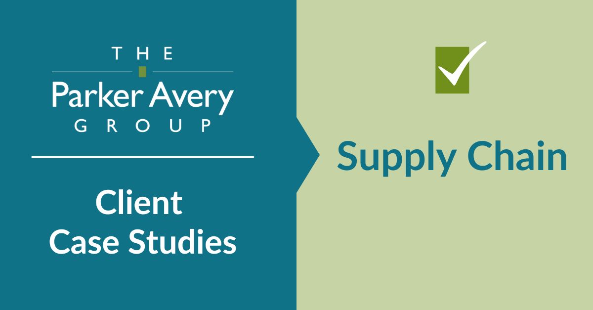 Supply Chain Case Studies Parker Avery Supply Chain Case Studies Parker Avery